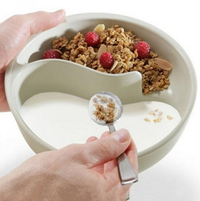 Plastic Swoop N Scoop Cereal Milk Bowl